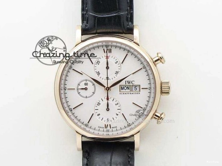 MIROTIME 1222 Thermal Pilot Chrono SS AZF 1:1 Best Edition Brown Dial on Brown Leather Strap A 7062